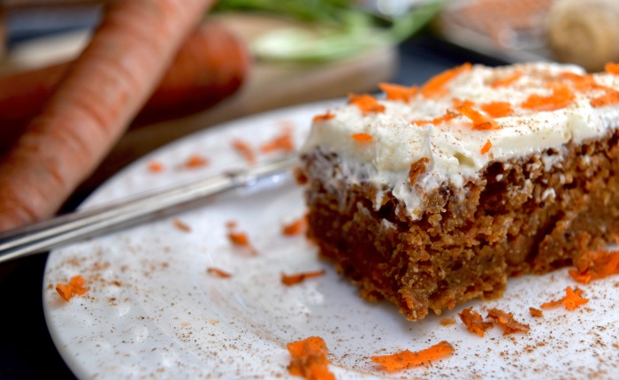 Low fat vegan carrot cake